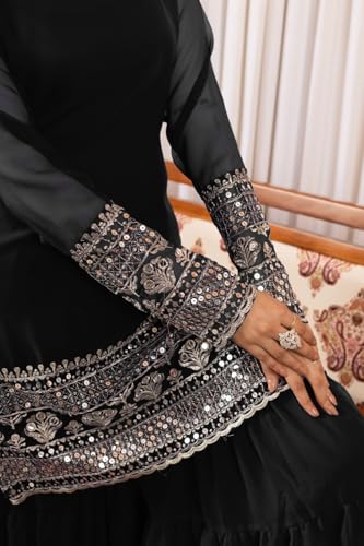 Traditional Georgette Lehriya Print Sharara Suit Set | Sharara with dupatta | Fancy Suit for Woman | casual wear