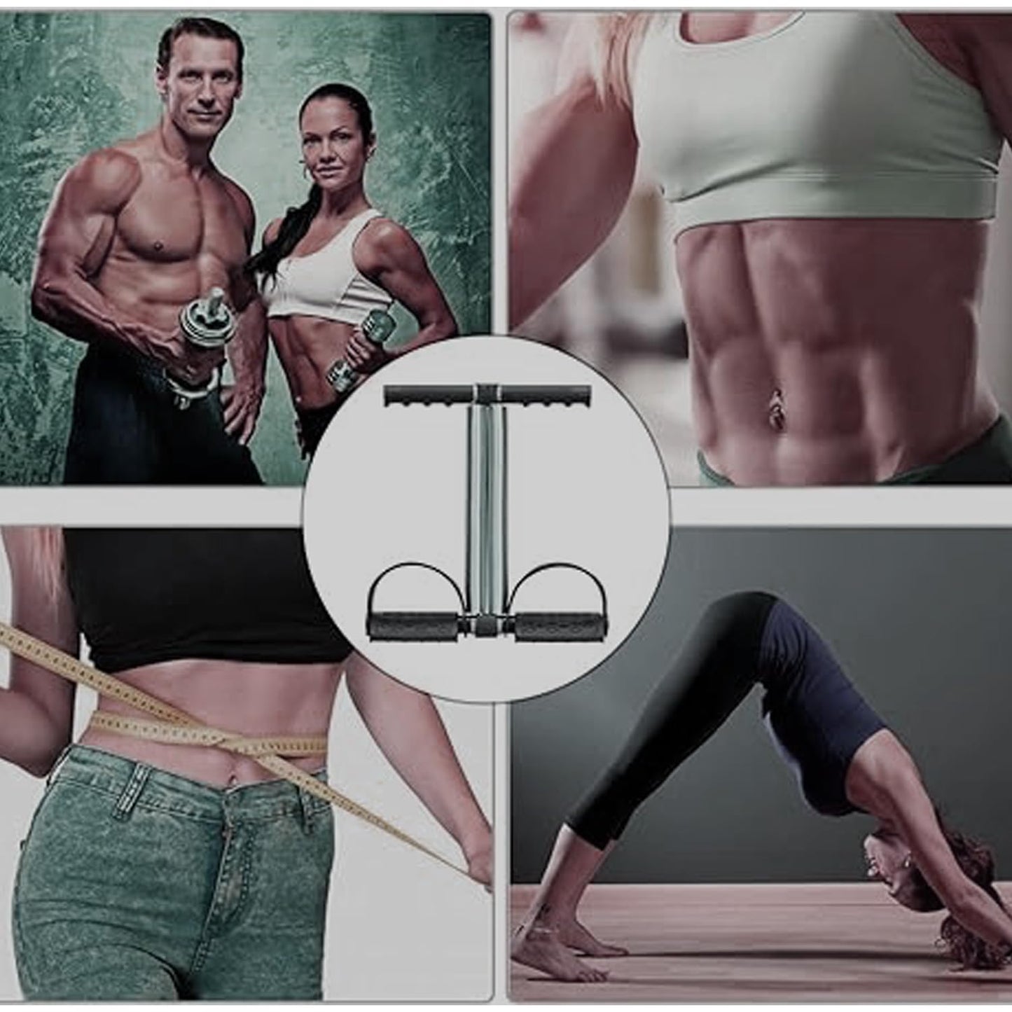 BIG SALE - Double Spring Body Exerciser - Best Double Spring Body Exerciser - (Color As Per Availability)