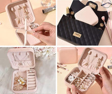 Load image into Gallery viewer, Portable Travel Jewellery Organizer Box