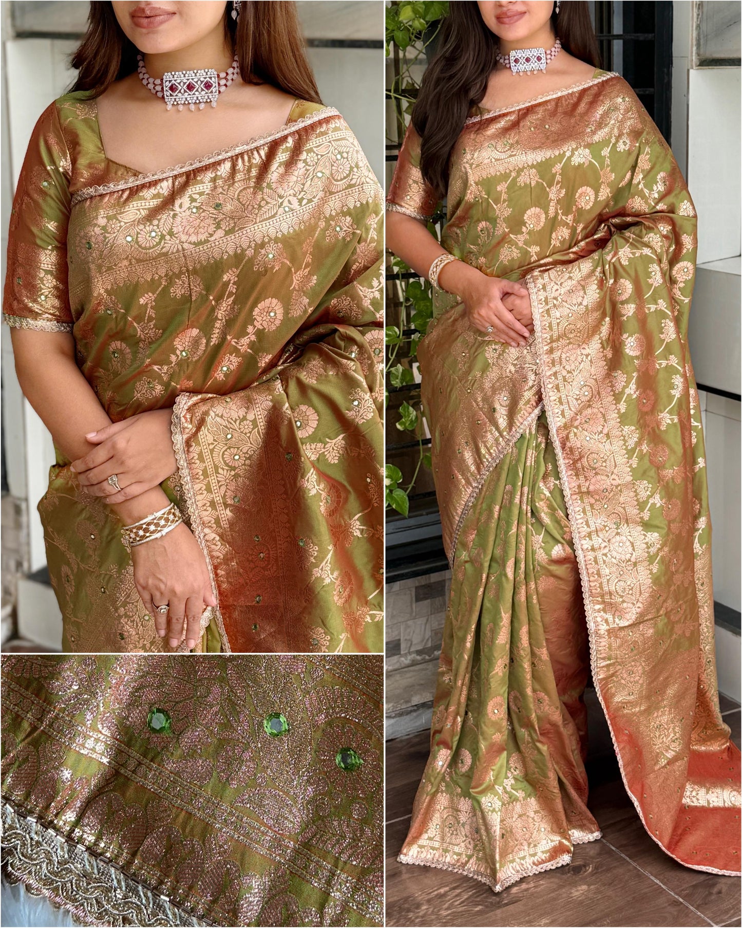 Simple yet elegant, Make upcoming festive season special with this silk beauty