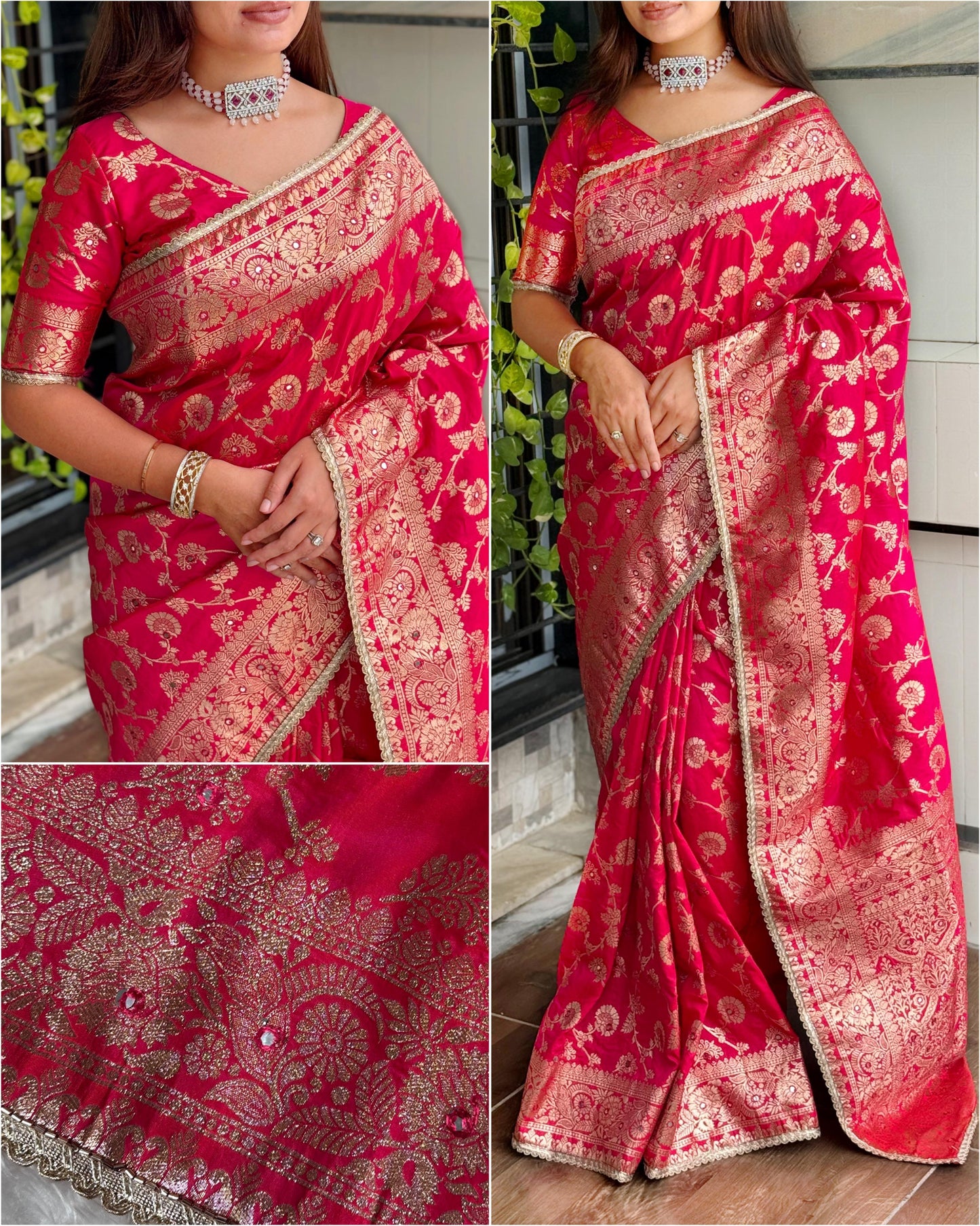Simple yet elegant, Make upcoming festive season special with this silk beauty