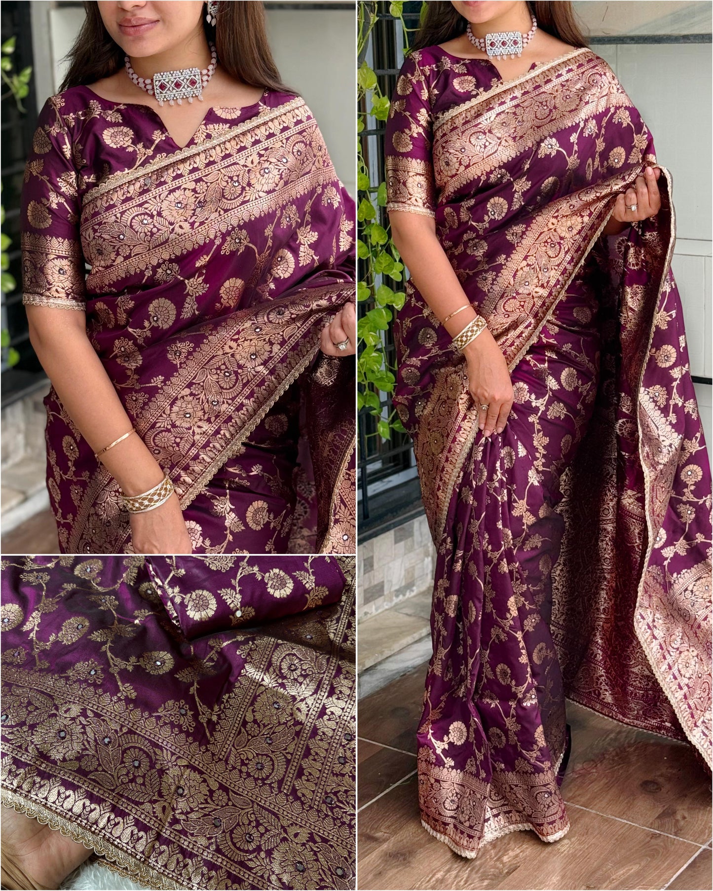 Simple yet elegant, Make upcoming festive season special with this silk beauty