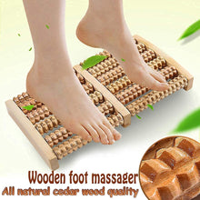 Load image into Gallery viewer, Wooden Roller Foot Massager Body Stress Buster