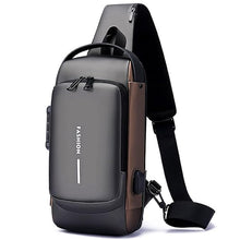 Load image into Gallery viewer, Crossbody Sling Bag for Men Women, Anti-Theft Fashion Chest Bag with Usb Charging Port, Messenger Bags, Waterproof Casual Shoulder Bag
