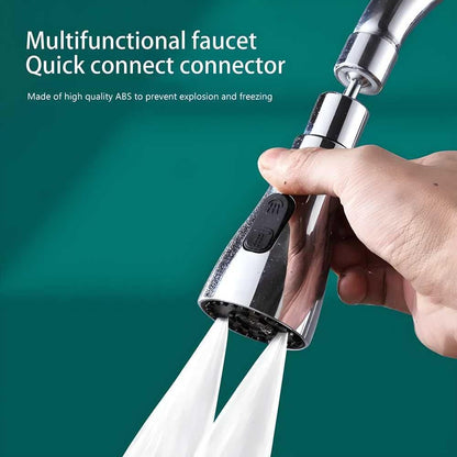 BIG SALE - 3 Modes Tap Extension For Kitchen Sink -  Must Try In Your kitchen Sink