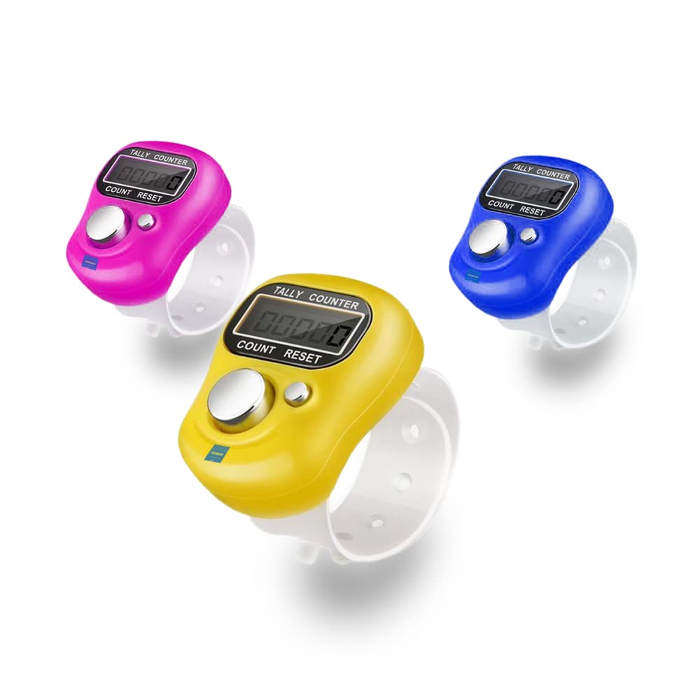 Mantra Jaap Counter Ring Electronic Light - Digital Counting Machine for Counting Purpose.