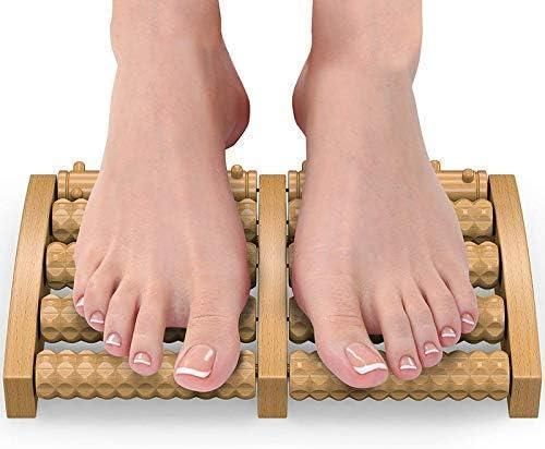 Wooden Foot Massage Roller - Relieves Fatigue Foot Pain and Muscle Relaxation Tool