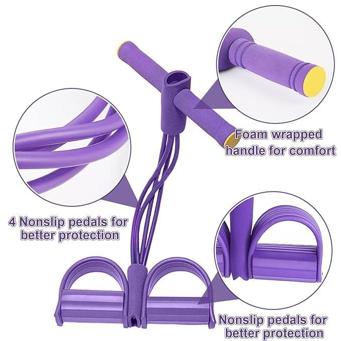 Yoga Pedal Puller Resistance Band Fitness Equipment - (Color As Per Availability)