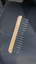 Load image into Gallery viewer, Multifunctional Wooden Hanger with Metal Hooks (Pack of 1)
