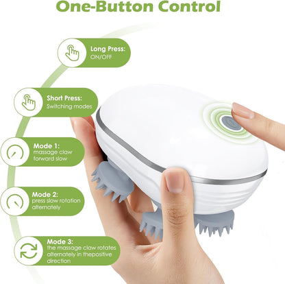 Head Massager For Scalp, Scalp Massage, Electric Scalp Massager, Hair Massager For Hair Growth, Body Massager | | MULTICOLOUR