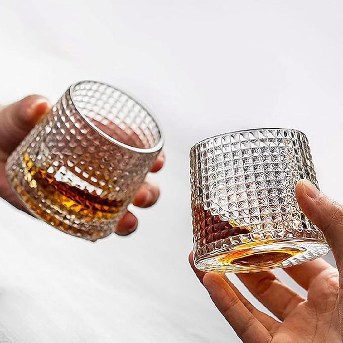 Unique 360 Degree Rotating - Premium Rocking Glasses - ( Pack Of 2 )