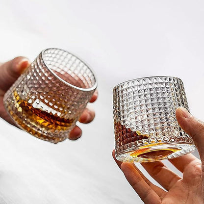 Unique 360 Degree Rotating - Premium Rocking Glasses - ( Pack Of 2 )