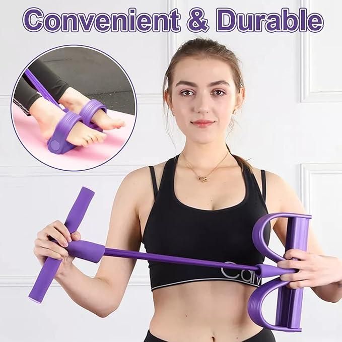 Yoga Pedal Puller Resistance Band Fitness Equipment - (Color As Per Availability)