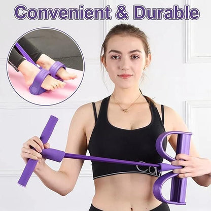 Yoga Pedal Puller Resistance Band Fitness Equipment - (Color As Per Availability)