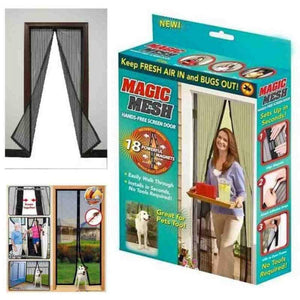Magic Mesh Magnetic Screen Door net for Main Doors