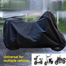 Load image into Gallery viewer, Universal Bike Cover UV Protection &amp; Dustproof Bike Body Cover for Two Wheeler Bike Scooter Scooty Activa (Black)
