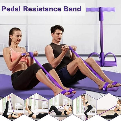 Yoga Pedal Puller Resistance Band Fitness Equipment - (Color As Per Availability)