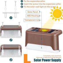 Load image into Gallery viewer, Solar Deck Lights Outdoor
