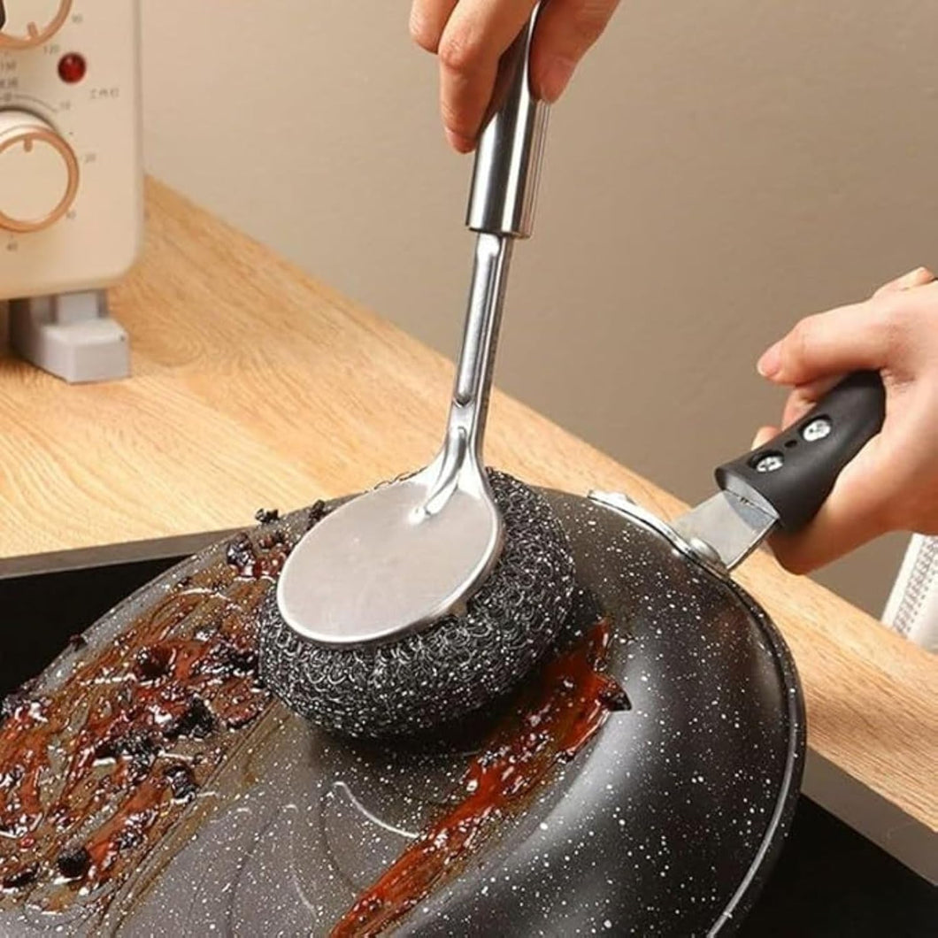 Stainless Steel Scrubber for Utensils – Rust-Free |  Cookware Cleaner for Pots, Pans, Tawas & Vessels.