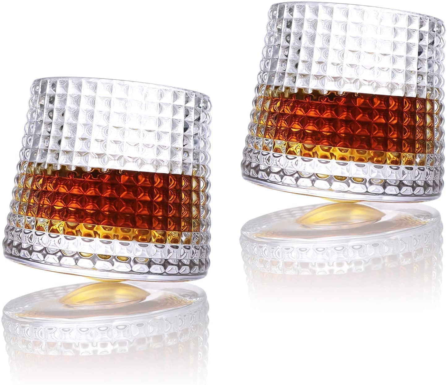 Unique 360 Degree Rotating - Premium Rocking Glasses - ( Pack Of 2 )