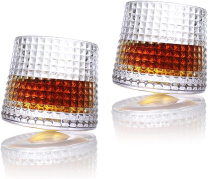 Unique 360 Degree Rotating - Premium Rocking Glasses - ( Pack Of 2 )