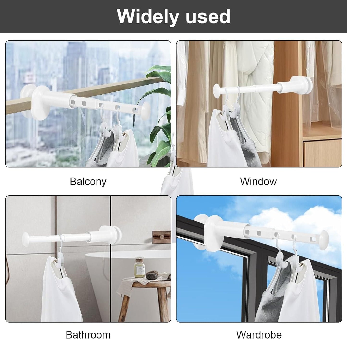 Foldable Portable Hanger Holder - (Pack of 2)