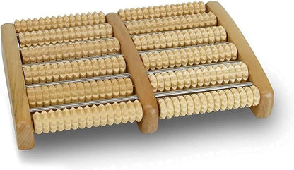 Wooden Foot Massage Roller - Relieves Fatigue Foot Pain and Muscle Relaxation Tool