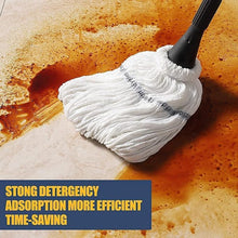 Load image into Gallery viewer, Microfiber Twist Mop for Floor Cleaning, Squeeze Twist Mop Stick, Durable Dust Easy to Use Floor Cleaner, Effective for Hardwood, Tile, and Laminate:
