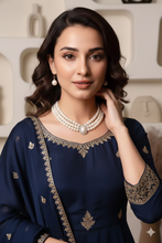 Load image into Gallery viewer, Best Selling - White Pearl Beautiful Designer Necklace With Earrings.
