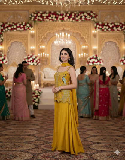 EXCLUSIVE 3 PIECE PLAZO PAIR WITH DUPATTA✨