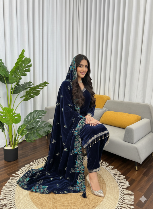 ✨ Step into effortless charm with our exclusive 3-piece set – crafted for comfort, stitched with grace.