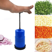 Load image into Gallery viewer, Onion Vegetable Hand Press Cutting Chopper (1 Pc  Mix Color)
