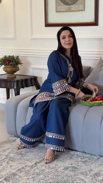 FESTIVAL SPECIAL REAL MIRROR WORK ON SILK FABRIC CO-ORD SETS