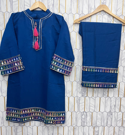 FESTIVAL SPECIAL REAL MIRROR WORK ON SILK FABRIC CO-ORD SETS