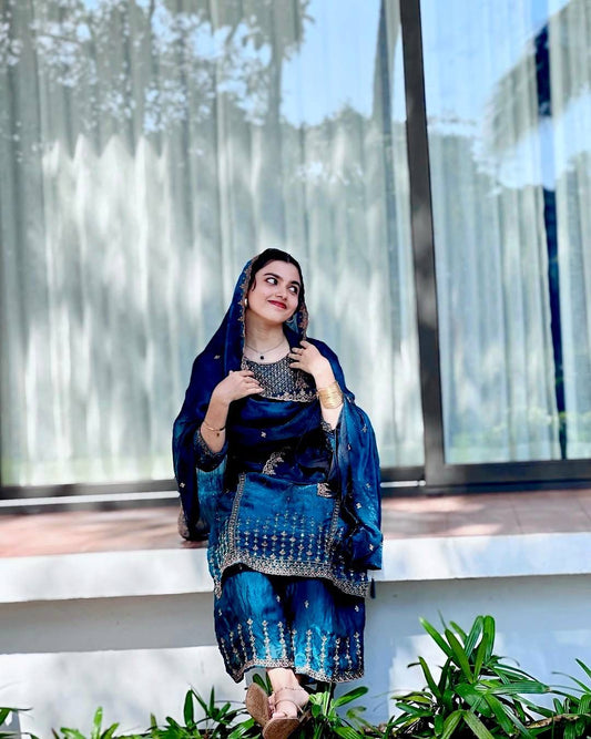 NEWLY LAUNCHED KURTI-PLAZZO SET