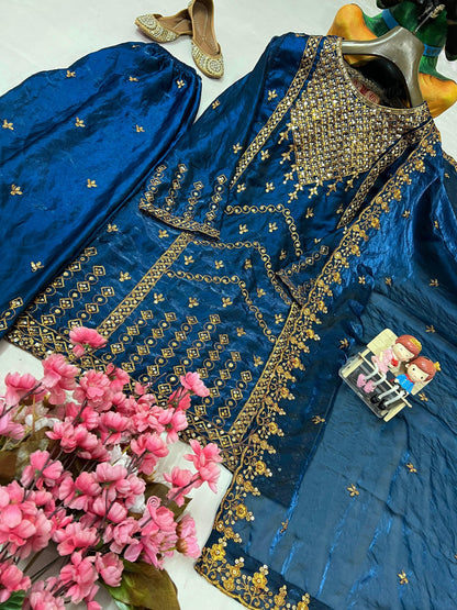 NEWLY LAUNCHED KURTI-PLAZZO SET