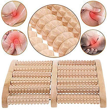 Load image into Gallery viewer, Wooden Roller Foot Massager Body Stress Buster
