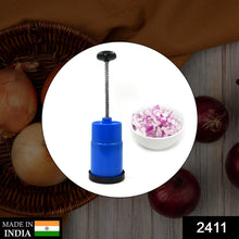 Load image into Gallery viewer, Onion Vegetable Hand Press Cutting Chopper (1 Pc  Mix Color)
