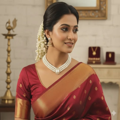 Best Selling - Pearl Choker Necklace