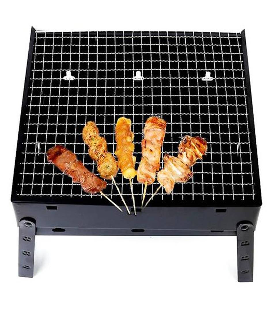 Barbecue Charcoal Grill Folding Portable Lightweight BBQ Super
