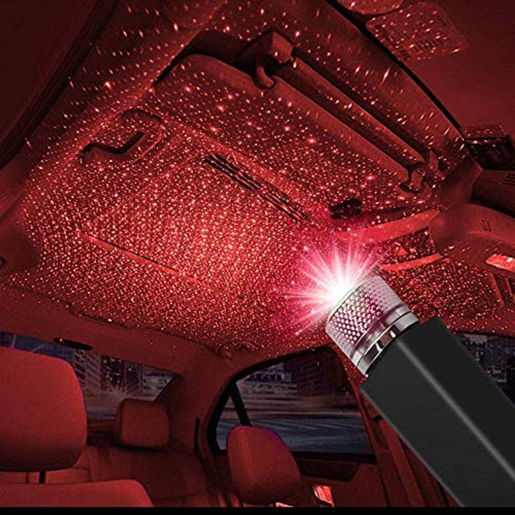 Car Roof USB Star Projector Lights - Romantic Galaxy Atmosphere