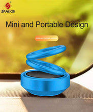 Load image into Gallery viewer, Car Double Ring 360 Degree Rotating Solar Dashboard Idol for Cars (Navy Blue)
