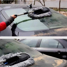 Load image into Gallery viewer, Microfiber Flexible Duster Car Wash | Car Cleaning Accessories | Microfiber | Brushes | Dry / Wet Home, Kitchen, Office Cleaning Brush with Expandable Handle
