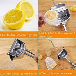 Heavy Duty Hand Press Juicer for Fruits - Orange | Citrus | Juicer - Multipurpose
