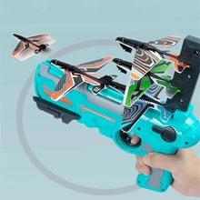 Load image into Gallery viewer, Airplane Launcher Toy Gun with Foam Glider
