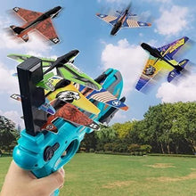 Load image into Gallery viewer, Airplane Launcher Toy Gun with Foam Glider

