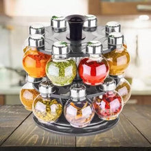 Load image into Gallery viewer, Multipurpose Plastic Big Revolving Spice Rack 16 in 1

