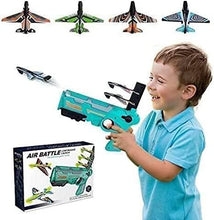 Load image into Gallery viewer, Airplane Launcher Toy Gun with Foam Glider
