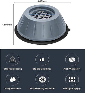 4 Pcs Anti Vibration Pad For - Washing Machine | Table| Chair | Sofa | Bed