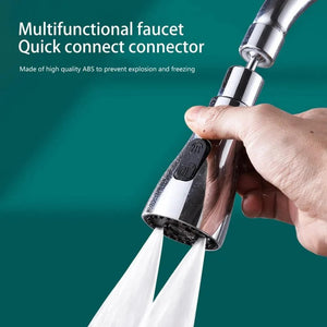 BIG SALE - ORIGINAL 3 Modes Tap Extension For Kitchen Sink -  Must Try In Your kitchen Sink